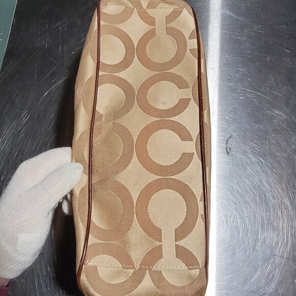 COACH MADISON OP ART AUDREY SATCHEL PURSE BAG VTG EUC CLEAN! - Picture 8 of 16